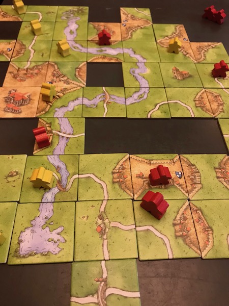 Carcassonne mid game