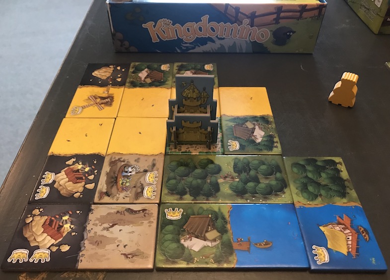 Kingdomino one kingdom near end game